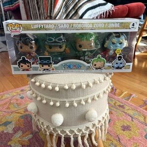 Luffytaro Sabo Roronoa Zoro Jinbe Funko Pop! One Piece 4 Pack GITD GameStop